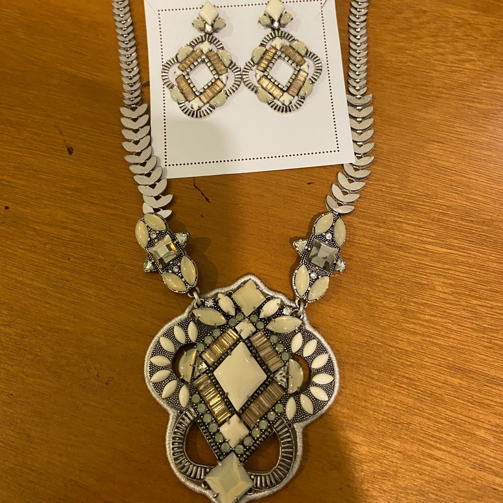 Kaia stella and dot necklace and earrings